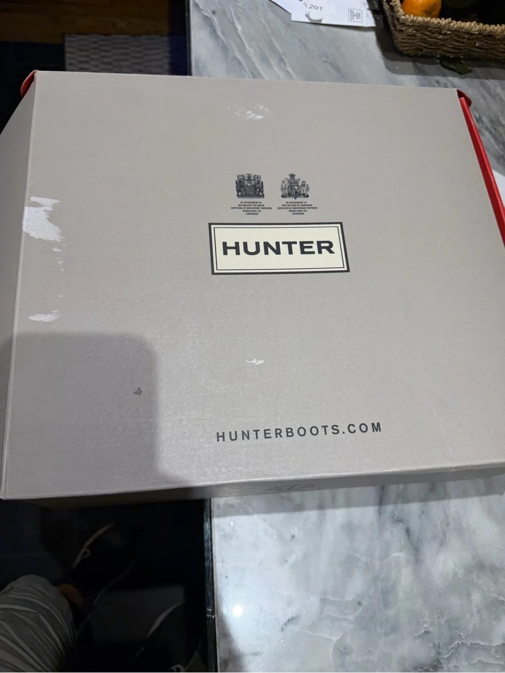 Hunter branded beige